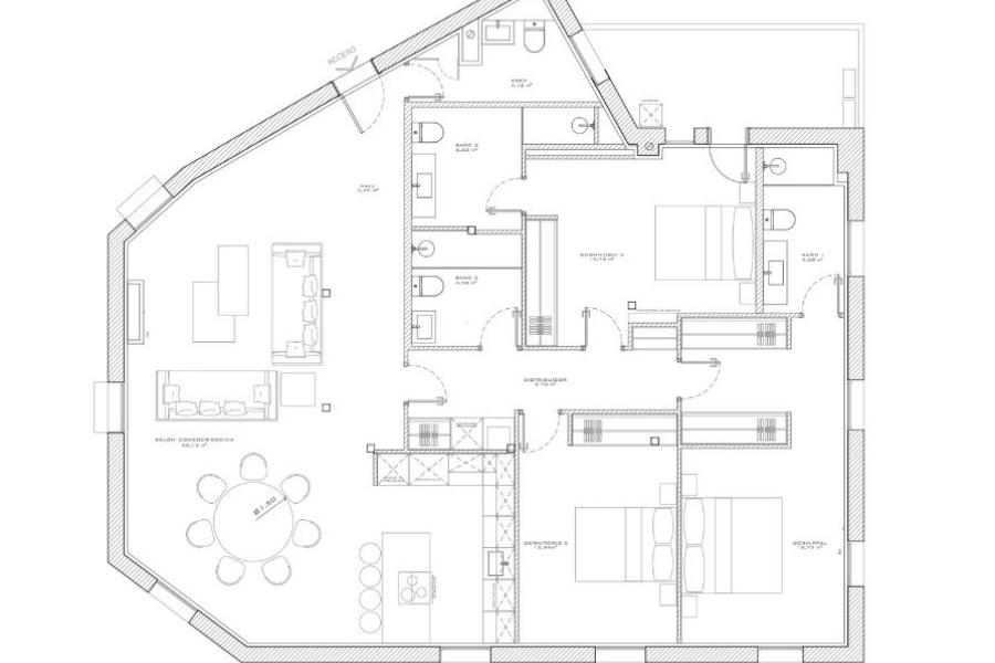 Vivienda exclusiva en finca clásica con cuatro orientaciones y diseño contemporáneo en el Barrio de Salamanca, 2331