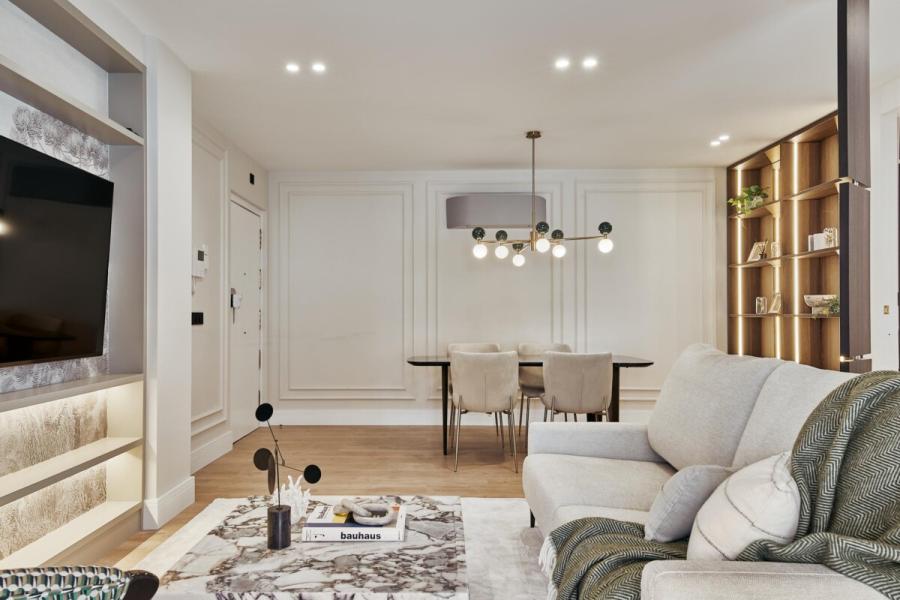 Vivienda reformada con terraza y garaje en Alcántara 11, Goya – Barrio de Salamanca – 2453