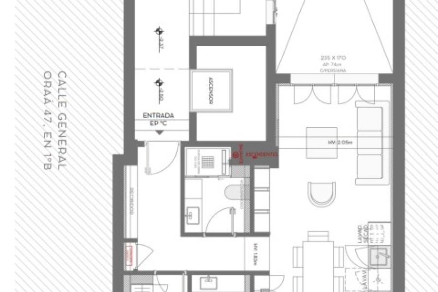 Vivienda reformada de 58 m² en General Oráa – 2465