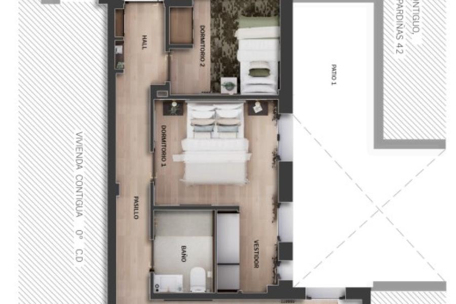 Vivienda reformada de 54 m² en General Pardiñas 40 – 2466