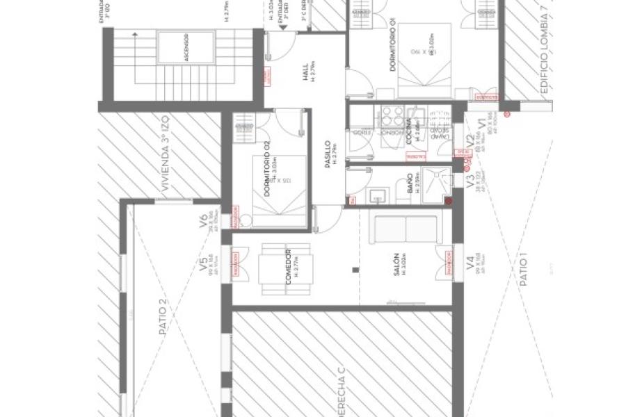 Vivienda reformada de 44 m² en calle Lombia – 2473