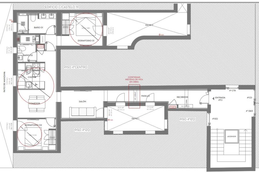 Vivienda transformada por ArcTempus en Lope de Rueda 29 – 2475