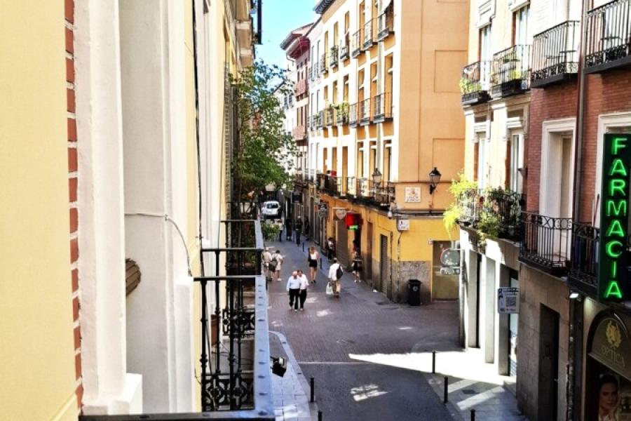 Vivienda de 239 m² con techos altos y balcones en Mesón de Paredes 5 – 2488