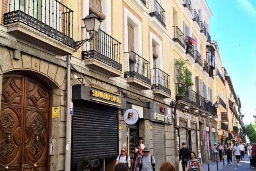 Vivienda de 239 m² con techos altos y balcones en Mesón de Paredes 5 – 2488