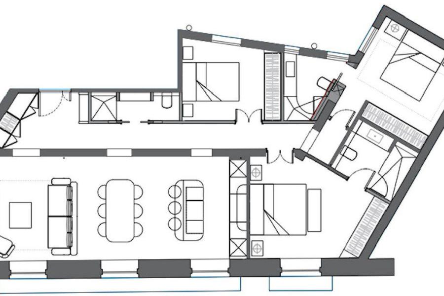 El piso de 140 m² en Alcalá 94 Barrio de Salamanca – 2436