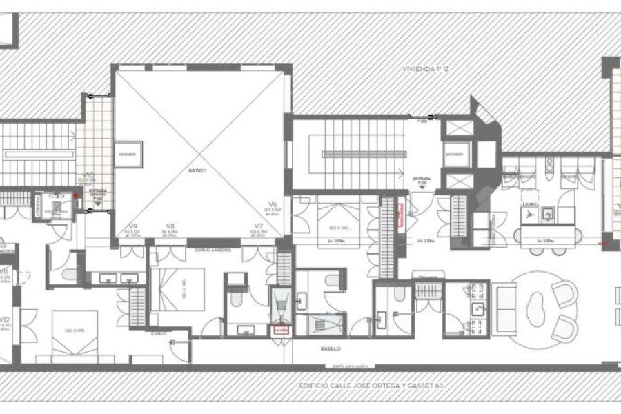 Vivienda exterior reformada con amplio balcón y tres suites en José Ortega y Gasset – 2359