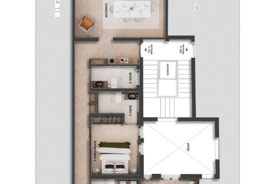 vivienda reformada de lujo en Manuela Malasaña 2140