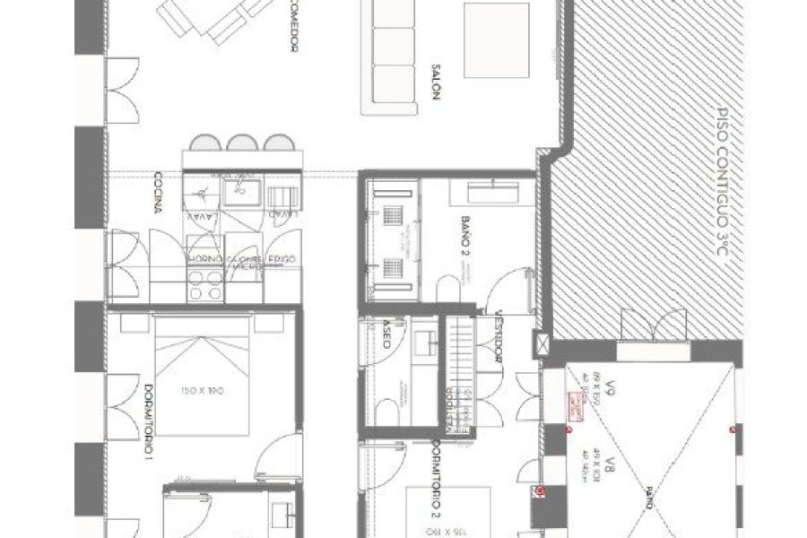 Vivienda reformada de 127 m² en finca clásica en Juan Bravo. 2178