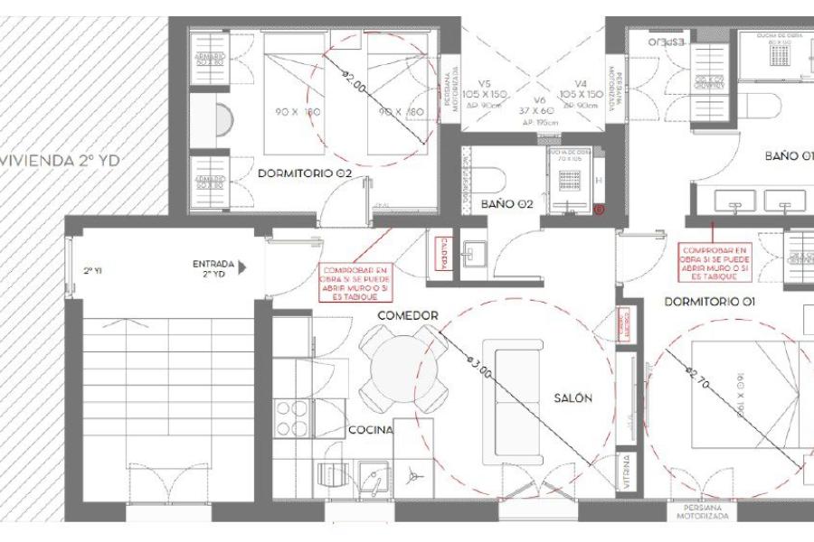 Vivienda reformada con dos dormitorios en José Ortega y Gasset – 2370
