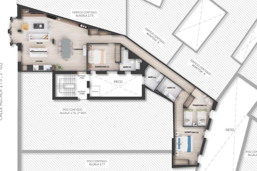 vivienda reformada de lujo en Goya Alcaka 175 2142