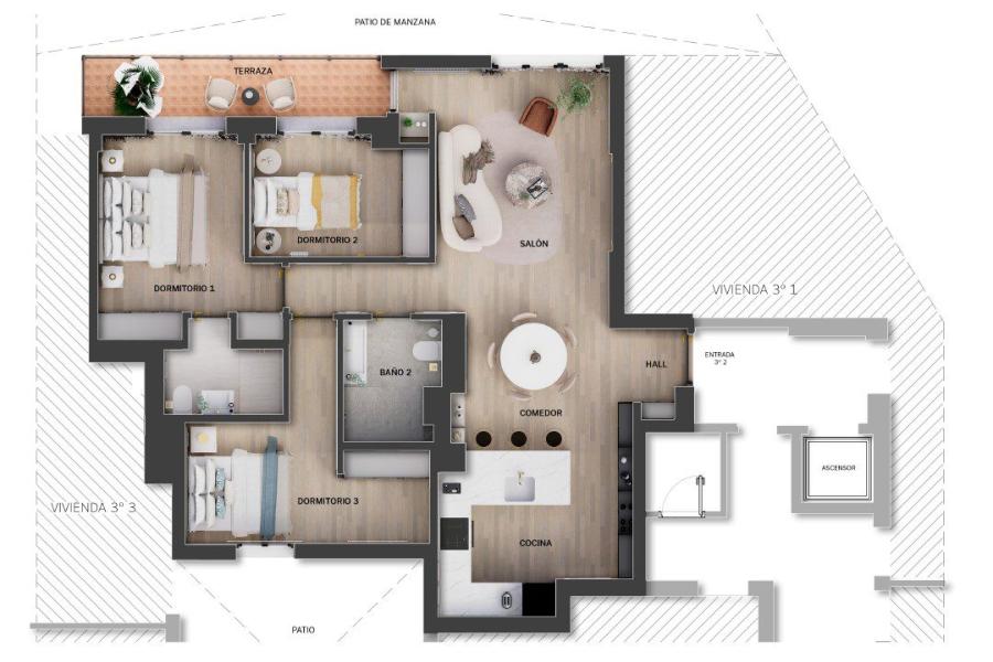 Vivienda Reformada con Garaje en Castelló 98 2951