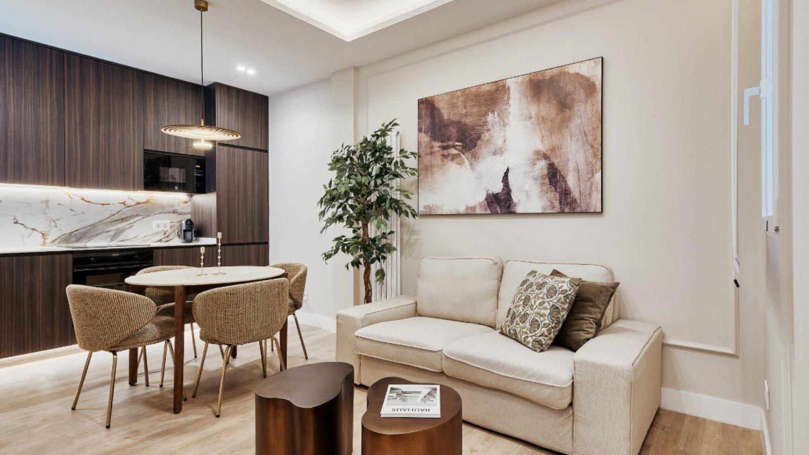 Vivienda reformada con dos dormitorios y vestidor en calle Príncipe de Vergara 60 – 2367